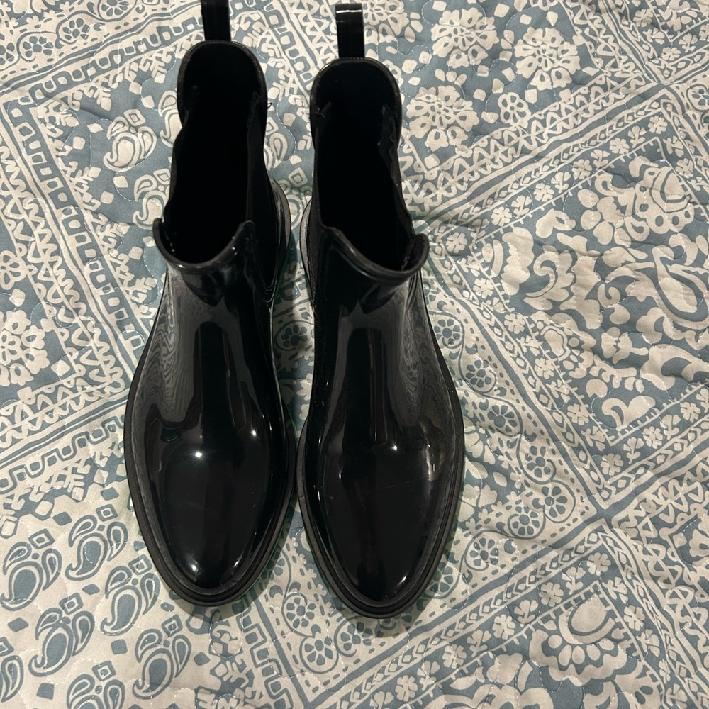 INC International Concepts Black Winter & Rain Boots